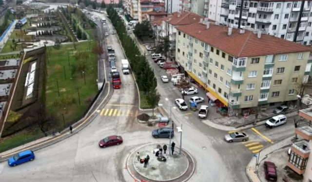 Çankırı Yanlar Caddesi Refüjü Yenilemede!