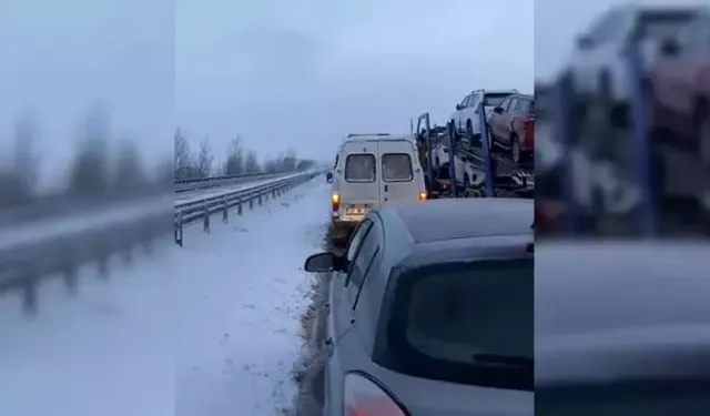 Çankırı'da Samsun İstanbul Yolu Kapatıldı!